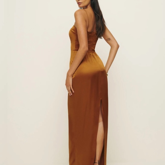 Reformation Frankie Silk Dress - Picture 3 of 9